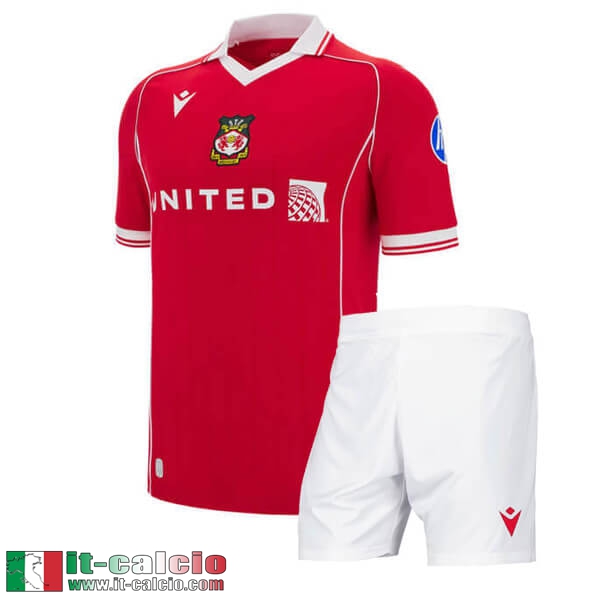 Maglie Calcio Wrexham Bambino Prima 25 26